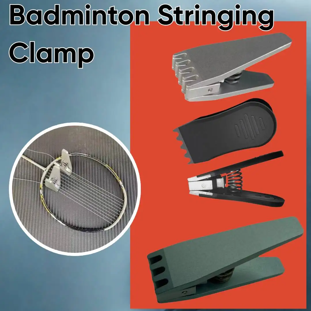 Badminton Racket Stringing Clip Wire Drawing Machine 5 Prongs Racket Tools Tennis Machine Flying Stringing Clamp Accessories