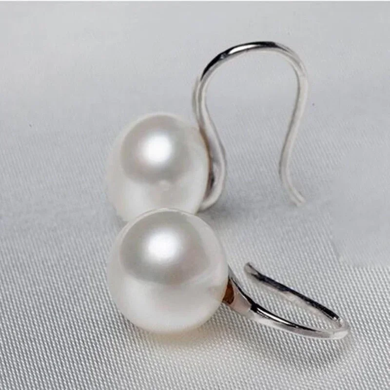 Delysia King Simplicity Women Inlaid Pearl Earing Indie Hipster Versatile Personality Earings Studs