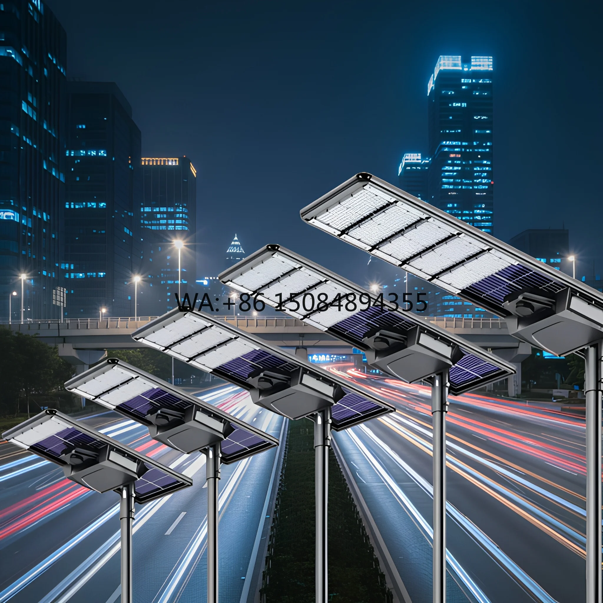 High Quality Aluminum Motion Sensor IP66 LED Outdoor 30W-150W 200W High Lumen Solar DC Street Light 3-Year Warranty CQC/CCC