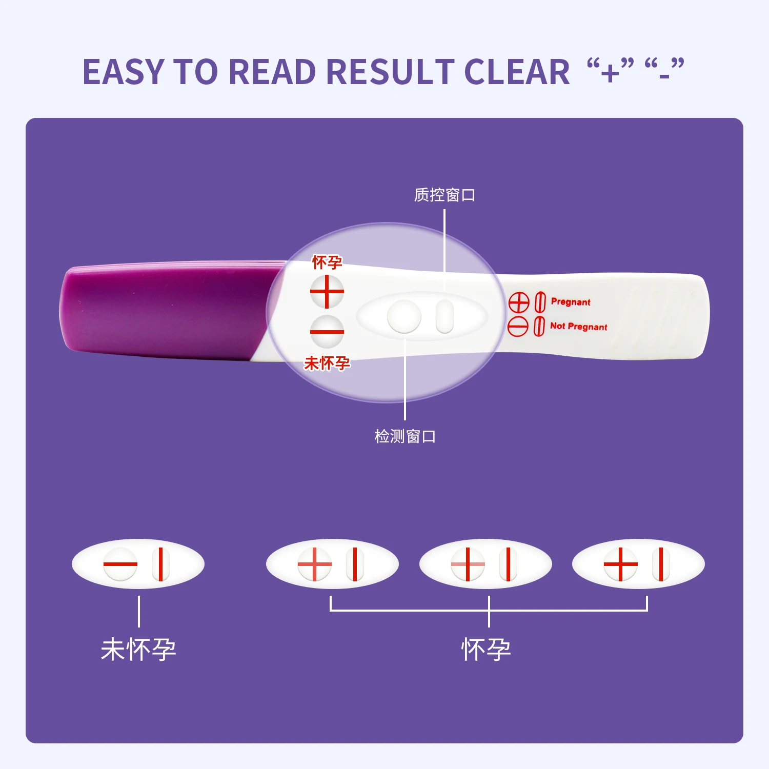 10 sztuk testy HCG ciąża wczesny zestaw badań dla kobiet w ciąży płodność ciąża sprawdź Test ponad 99% dokładności