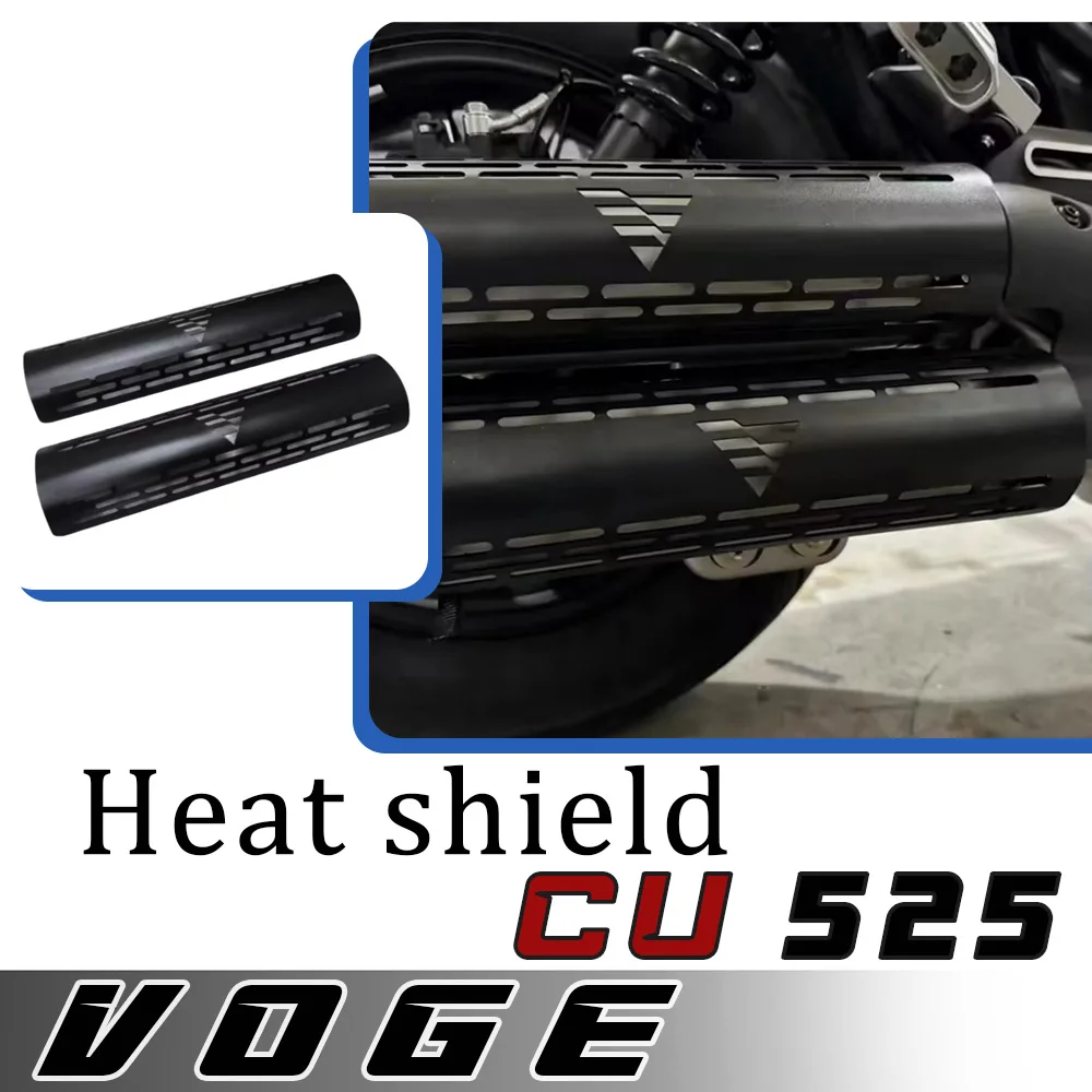 

Для VOGE CU525 теплоизоляционная крышка выхлопной трубы, противоожоговая крышка CU525, черненая выхлопная крышка VOGE 525CU 525cu