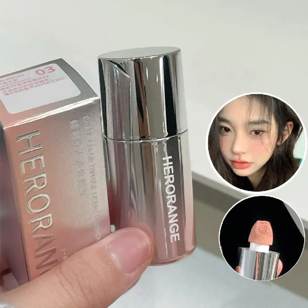 2025 NEW Face Liquid Blusher Smooth Cheek Eye Mousse Blush Matte Glitter Highlighter Stick Rouge Waterproof Contour Makeup