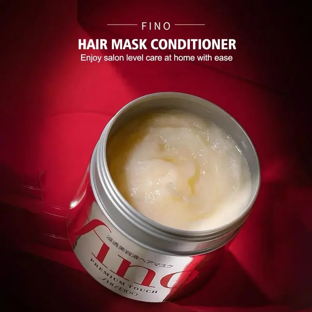 قناع الشعر السائل من Fino Original Japan Soaking Beauty - إصلاح الشعر الجاف التالف ويغذي الشعر الناعم 230 جرام