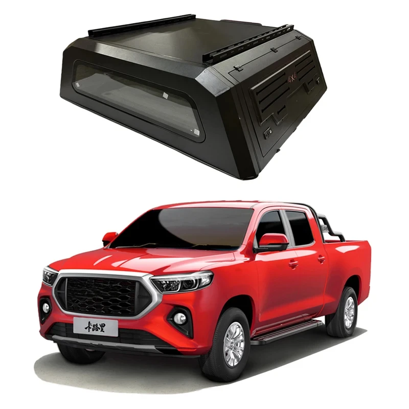Factory Hot Selling Cool Car Retractle & Folding Manganese Steel Three-Door Back Canopy Flat Top Truck Canopy For Bei QI Calorie