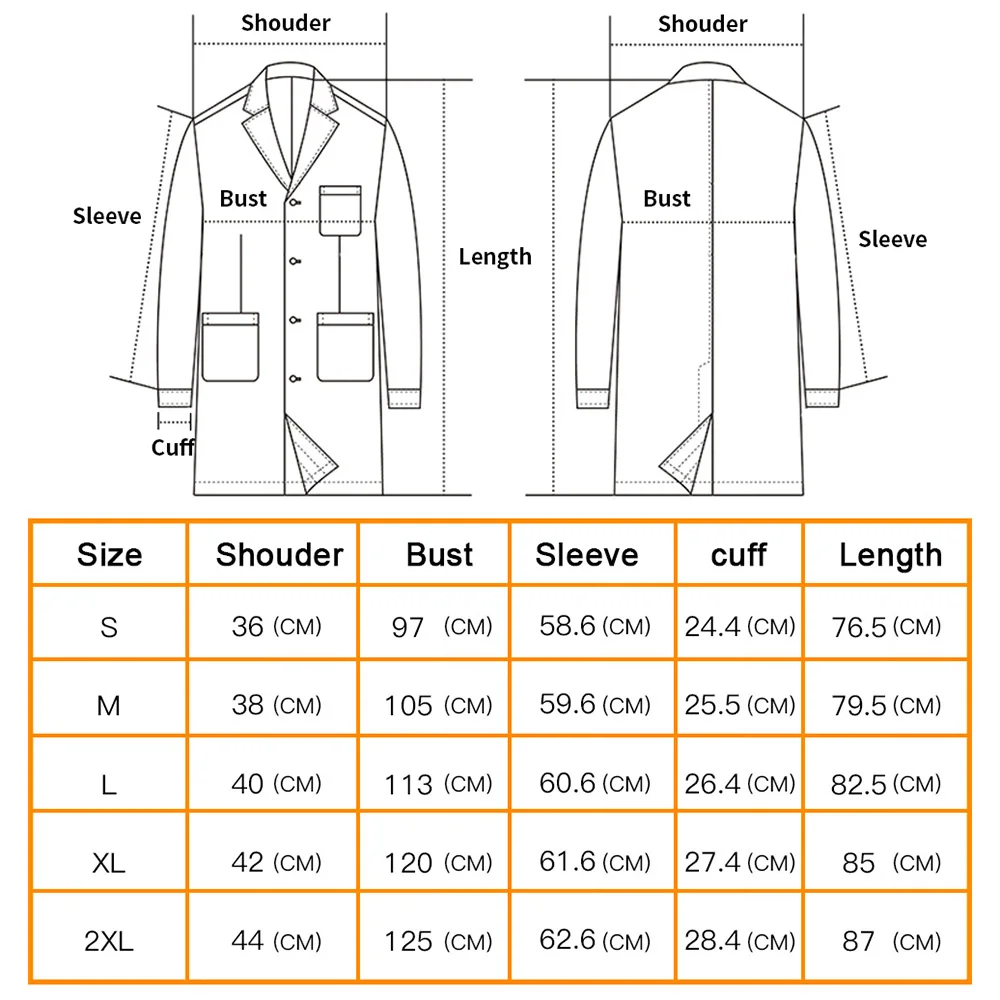 Doctor Workwear Medical Clothes Long Sleeved Lab Coat Women High Quality White Coat Pet Grooming Institution Scrubs Women Coats