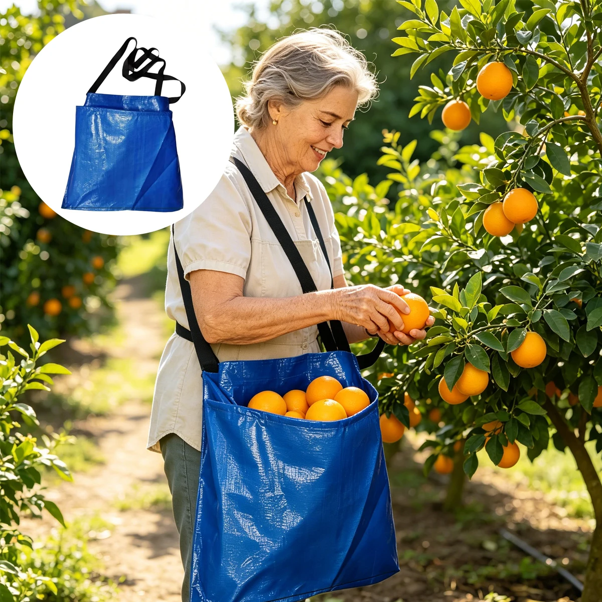 Collect Fruit Picking Bag Garden Tools and Vegetable Apron Tree Fruits Collector Berry Picker Gardening Equipment