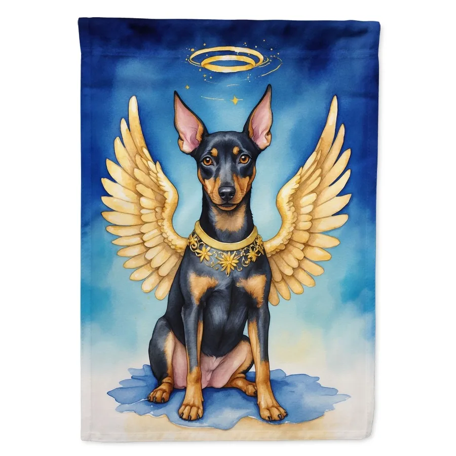 

Manchester Terrier My Angel Garden Flag Mailbox Flag Drative Yard Flag Banner Outside Patio Artwork Yard Flower Beds Garden Siz