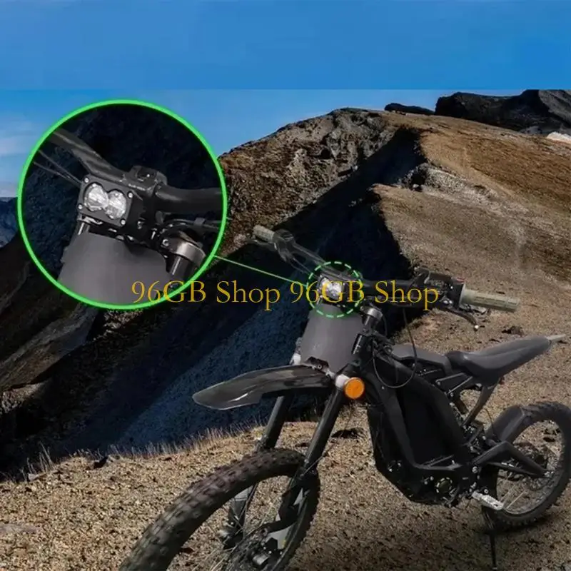 96GB Long 200 Meter Visibility Bike Lamp With TIR Optics for Motorcycle