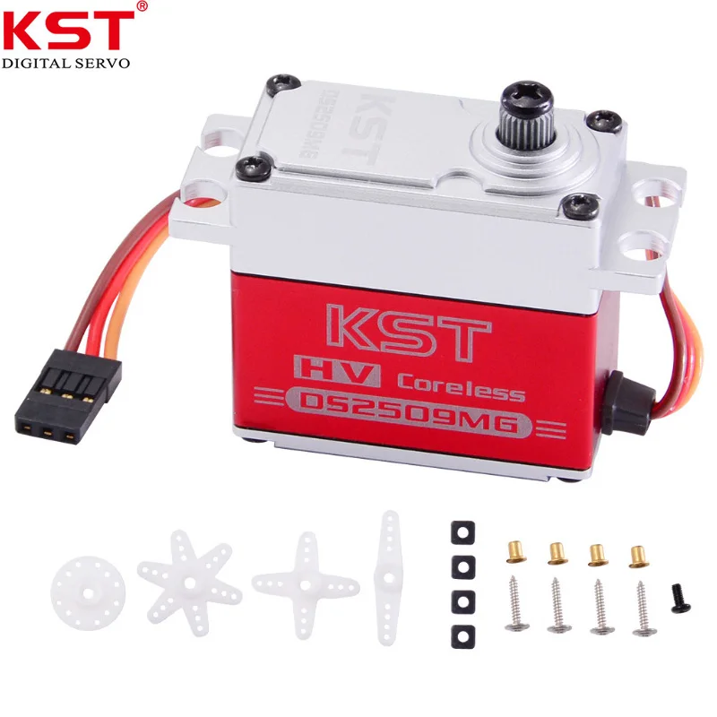 

KST DS2509MG 8.4V Torque 28kg 0.1sec Coreless Metal HV Servo Motor for RC Model Robot Arm Car Boat Helicopter Airplane UAV