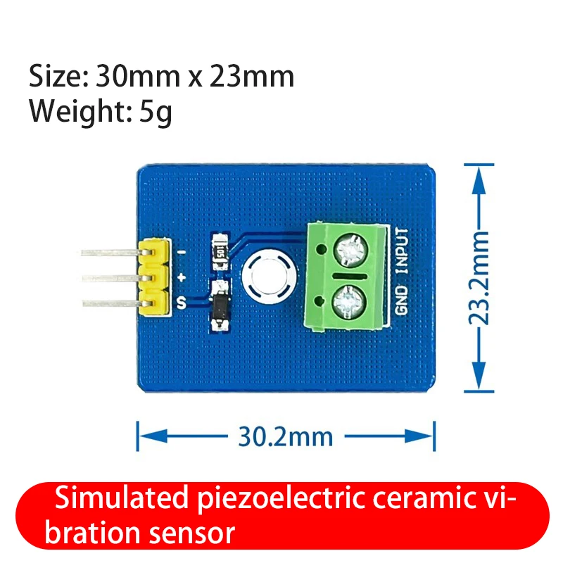 Drum Simulate Piezoelectric Sensor Analog Ceramic Vibration Sensor Module Piezoelectricity For Arduino DIY KIT
