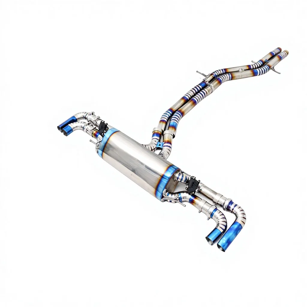 Catback Exhaust Pipes for RSQ8 4.0T Titanium Exhaust Pipe Muffler Escape System Supports Customization