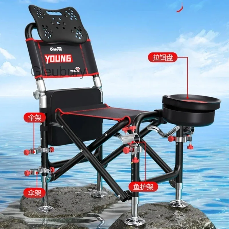 Foldable Beach Chairs Portable All-terrain New Beach Chairs Lightweight Model Nice Outdoor Furniture Sedie Da Spiaggia ZYSTY