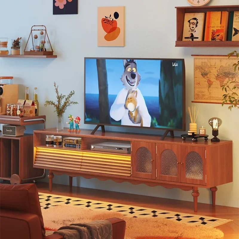 

Ретро гостиная самшит бытовой шкафчик стеклянная дверь шкаф для хранения встроенный