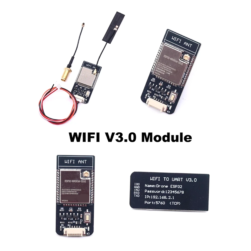 B68C Wireless Radio Telemetry Module WIFI V3.0 With Antenna New For Mavlink2 For Pixhawk APM Flight Controller FPV Drone