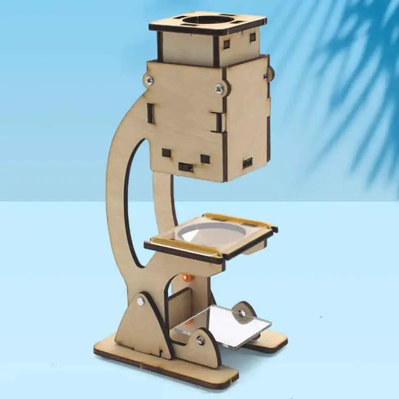 어린이 DIY 현미경 과학 세트 수제 과학 장난감 발달 장난감 소형 프로젝트를위한 교육 장난감 교육 실험