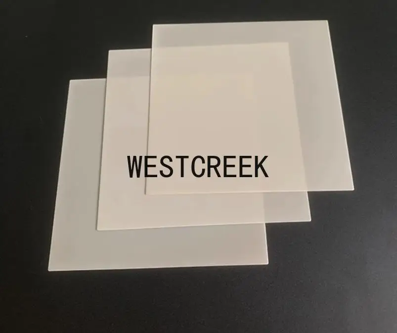 WESTCREEK 0.1-0.5mm Aluminium Nitride Ceramic Wafer AlN Ceramic Plate High Thermal Conductivity Wafer Thermal Insulation Gasket