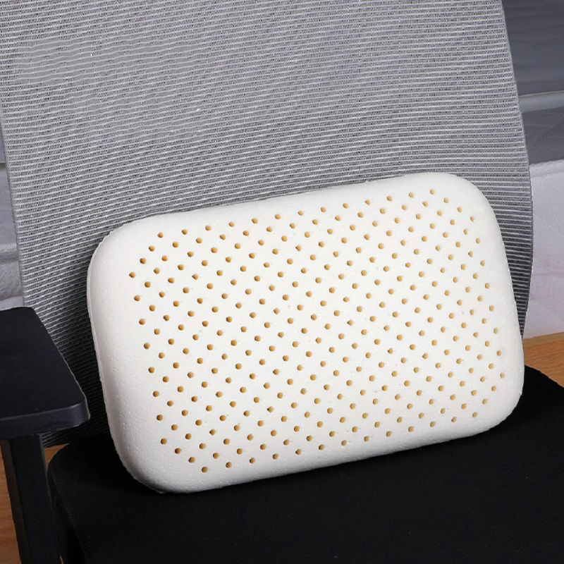 JFLEGAL Natural Latex Pillow Rubber Odorless Neck Pillow Office Cushion Sleep Does Not Collapse Almohadas Para Dormir Oreiller