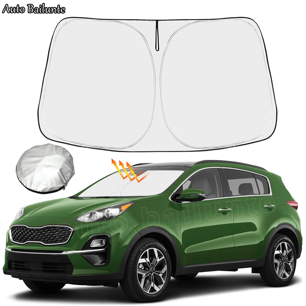 Car Windshield Sun Shade Cover Sunshade Visor For Kia Sportage NQ5 2023 Accessories