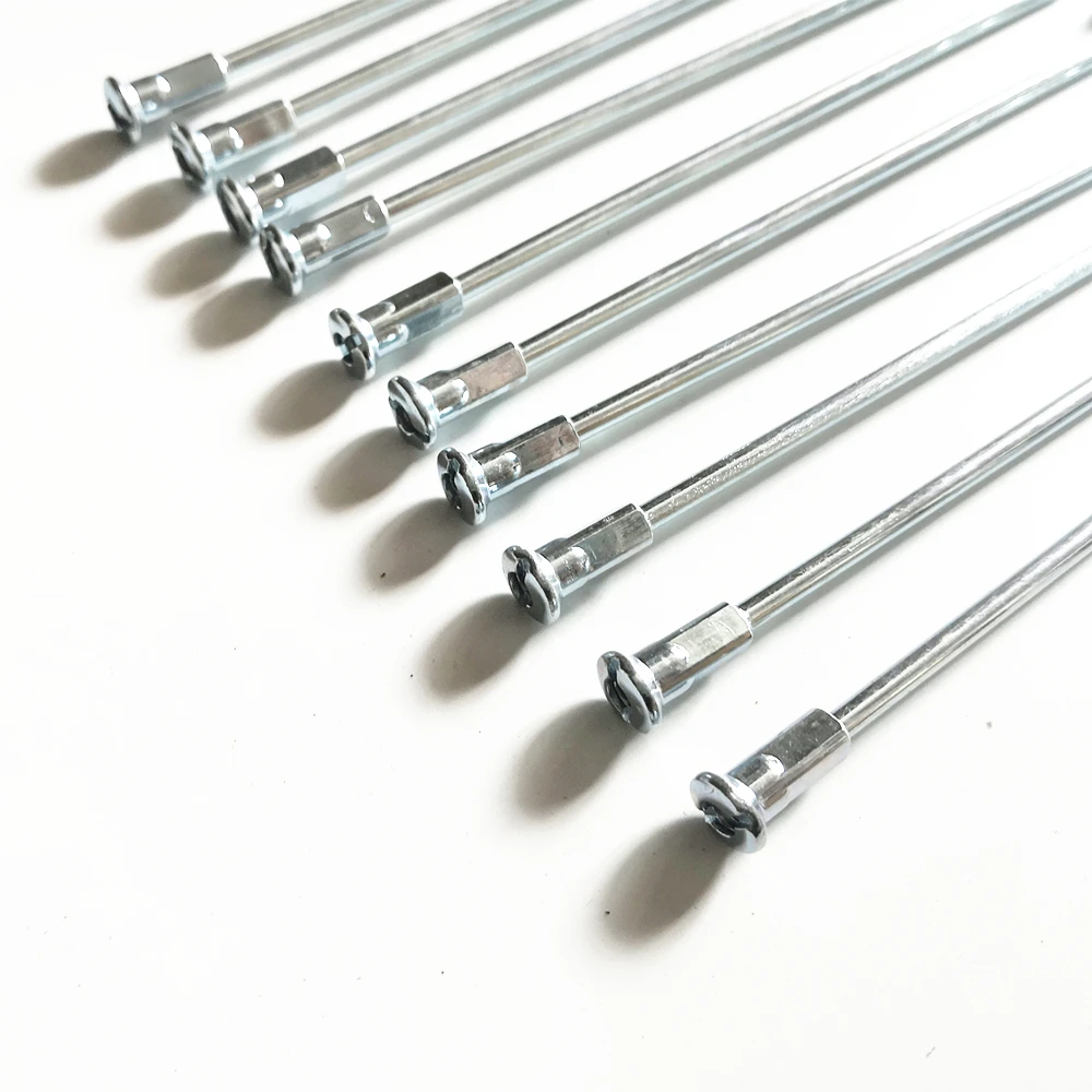 10pcs/lot 10g E-bike spoke motorcycle #45 steel spoke steel line diameter 3.0mm length 55/60/65/70/75/80/85/90/95/100/105mm
