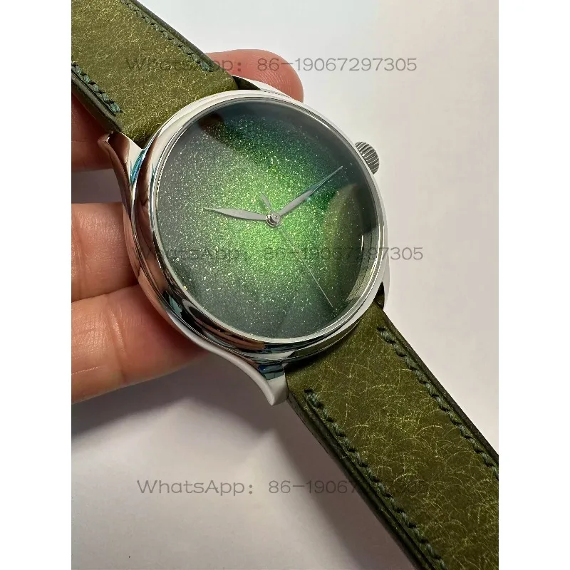 MbOND customizes similar styles of Xianglimushi watches, crocodile leather belt, Haiou ST2130 movement