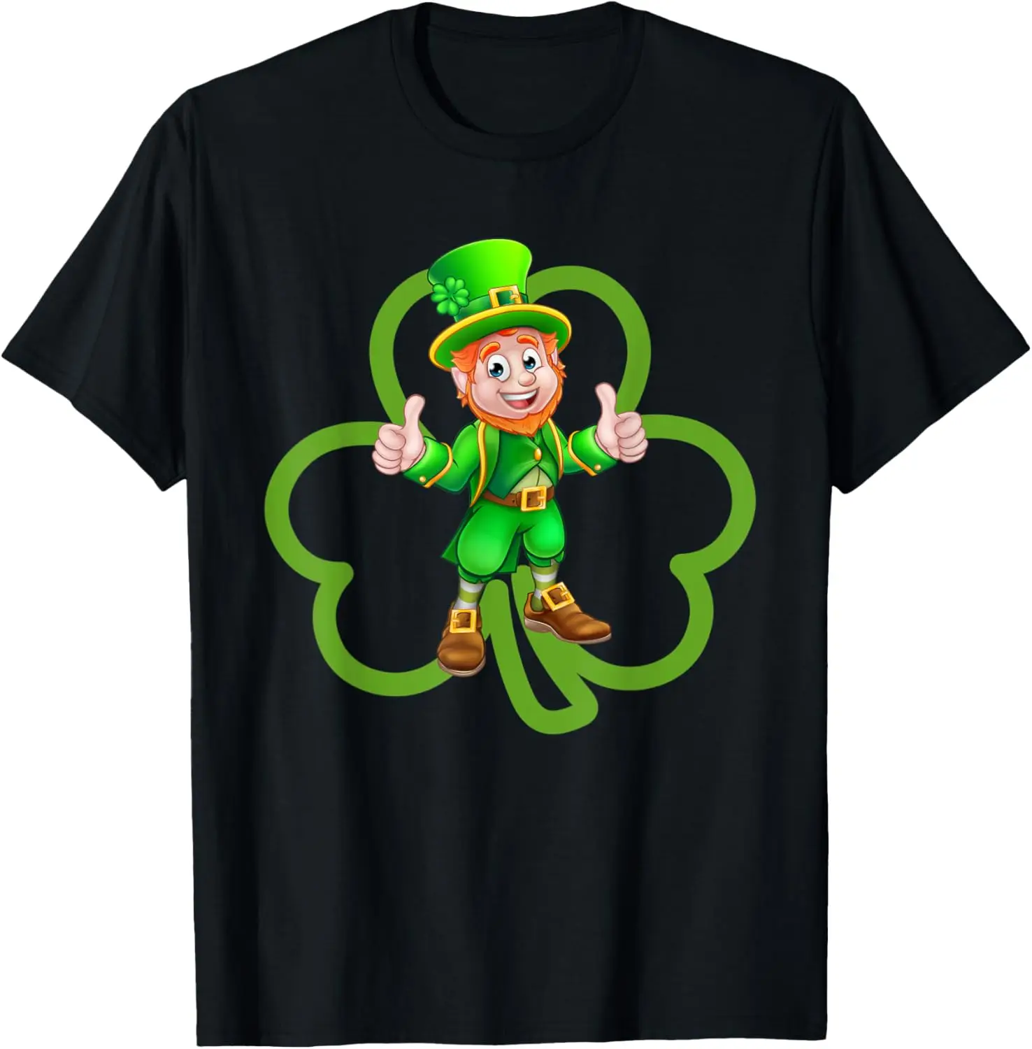 Leprechaun Shamrock Fun St Patrick Day Irish T-Shirt