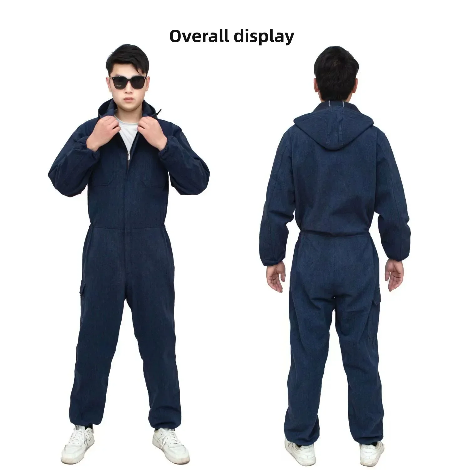 Jumpsuit Denim Working Suits Winter Men Women Welding Overalls Auto Repair Coverallls Welder Suit Oficina Mecanica