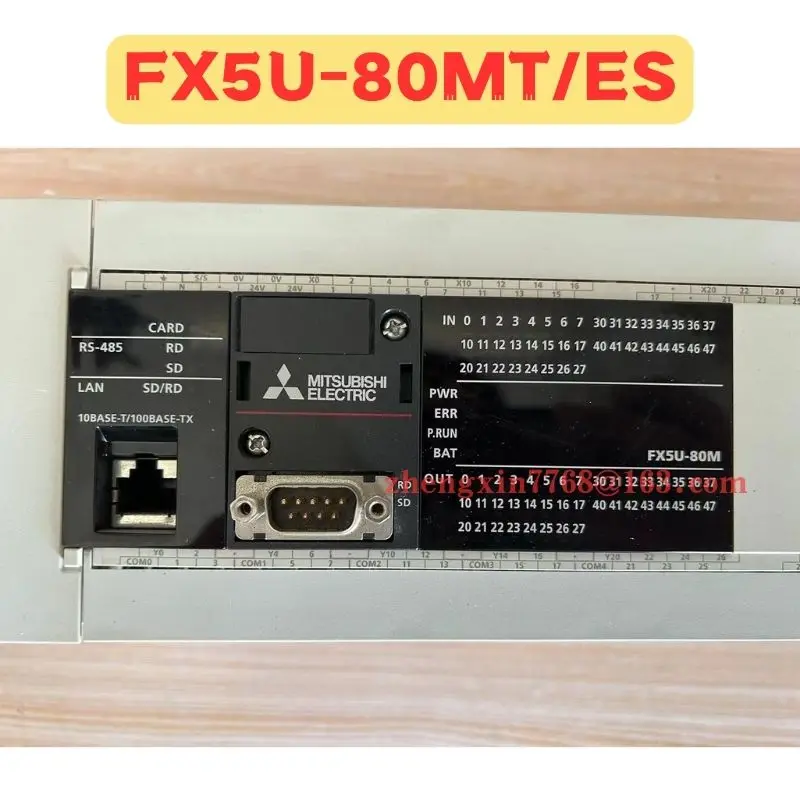 Second-hand Module With 232BD Plate FX5U-80MT/ES FX5U-80MT ES Normal Function Tested OK