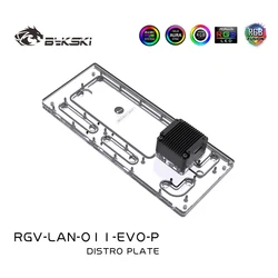 Bykski RGV-LAN-O11-EVO-P Distro Plate ARGB RGB Reservoir Water Cooling Loop Build Tank for LIAN LI O11 EVO Chassis