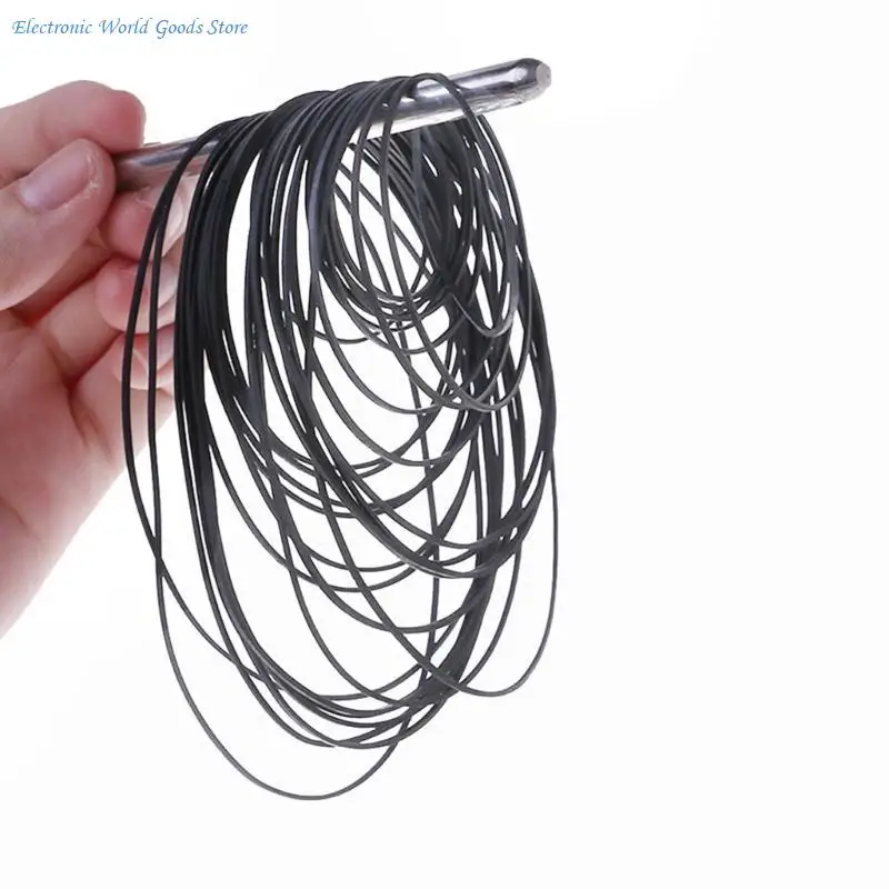 A3PD Square Cassette Tape Machine Belt Assorted Rubber Belts for Recorder