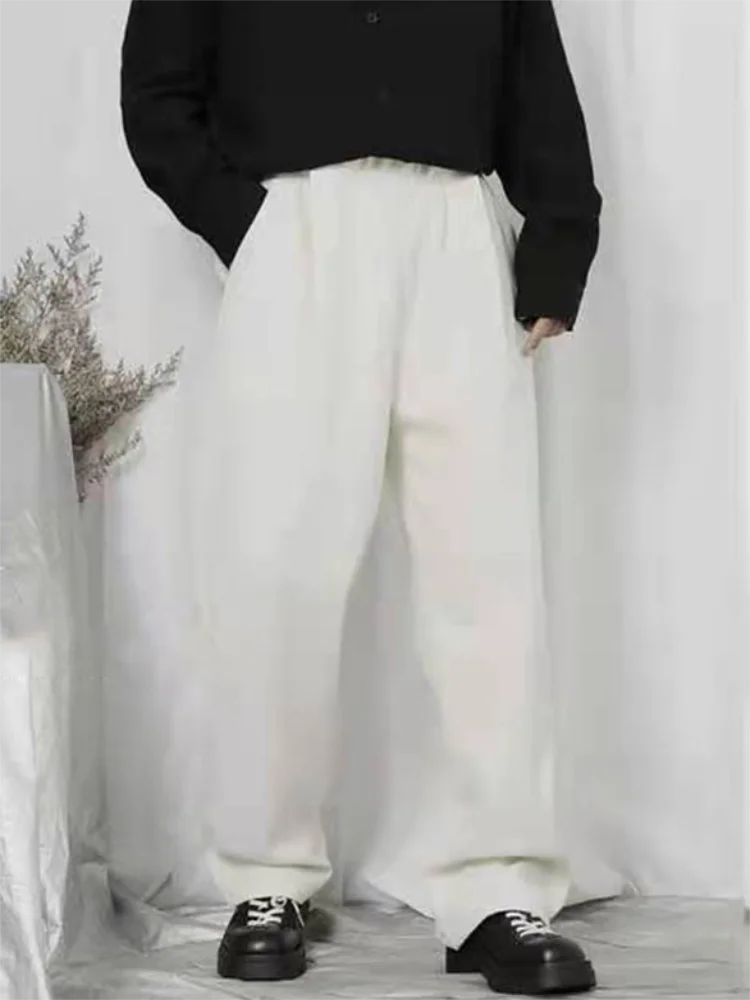 

Men's Casual Straight Leg Pants Spring And Autumn New Classic Simple Solid Color Casual Large Pants
