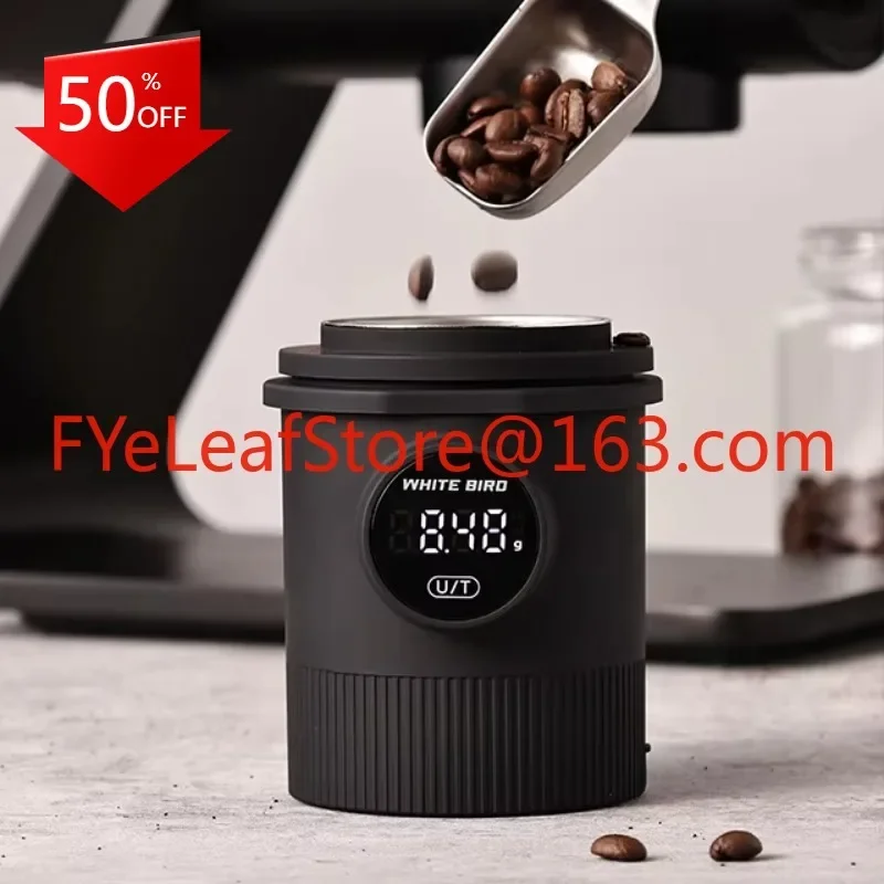 Type-C Charging Coffees Scale First 2-in-1 Ground  Dosing Cup  Grinder Scales