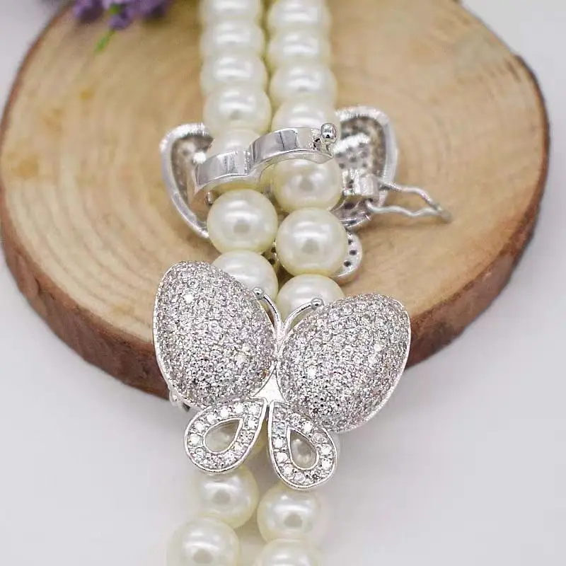 1piece Jewellery green blue yellow red butterfly Clasp hooks DIY Making Necklace Bracelet Accessories