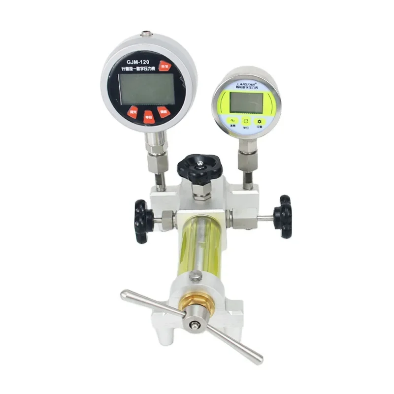 New Arrival Portable Hand Test Calibration hand pump pressure calibration equipment Pressure Calibrator Gauge Pump 60 Mpa