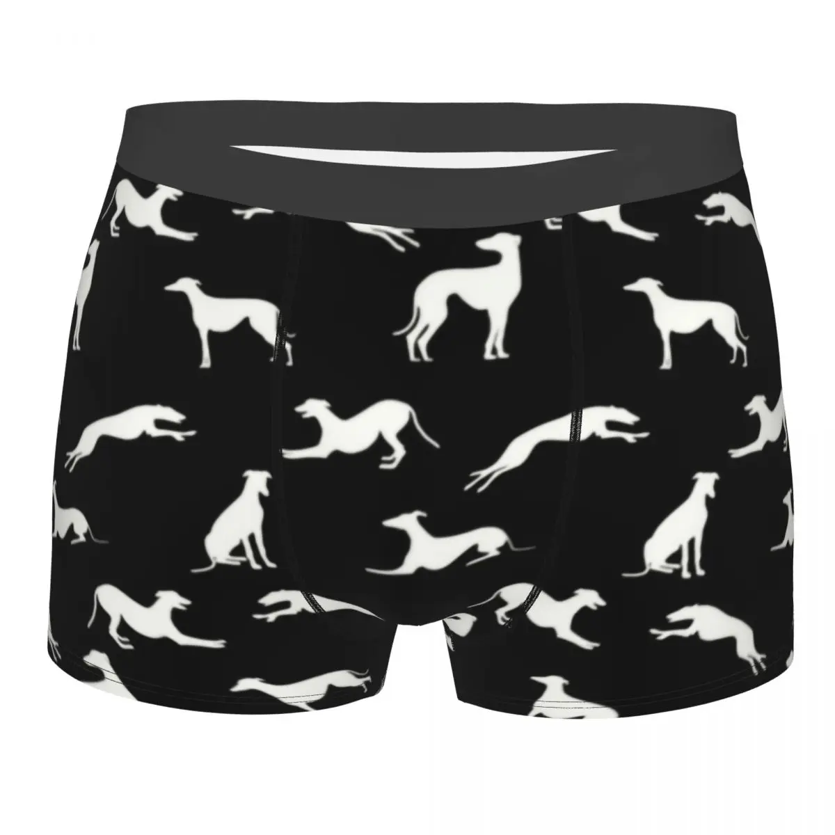 Male Fashion Greyt Greyhound Silhouettes Underwear Boxer Briefs Men Stretch Shorts Panties Underpants