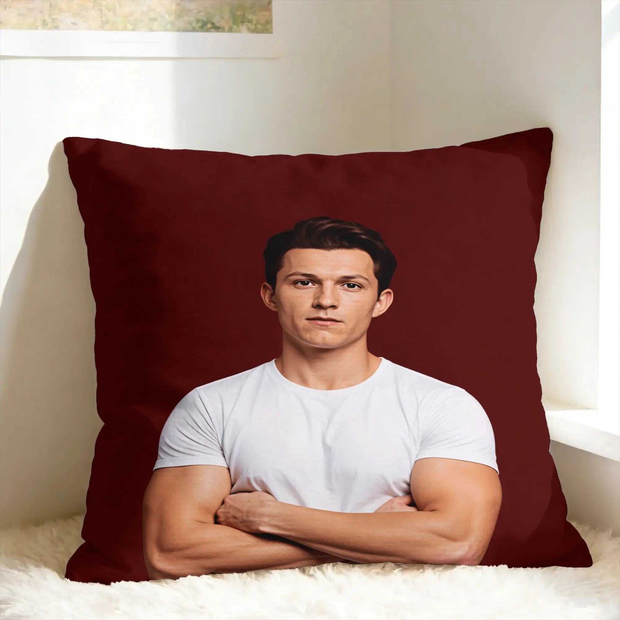 Tom Hollands Pillow Case  Comfy Pillow Cover For Sofa Bedroom Home Decor Fashion Pillowcases