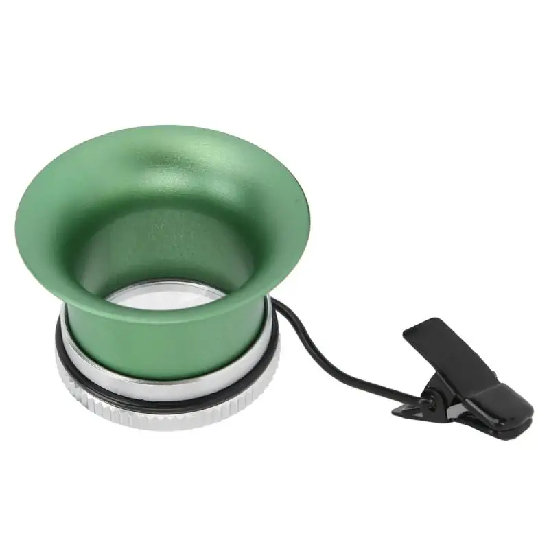 652F Wearable Watch Repair Eyepiece with Glass Lens, Attachment Mount, Flared Eye Cup, and Shaped Arm for Detailed Small-Part