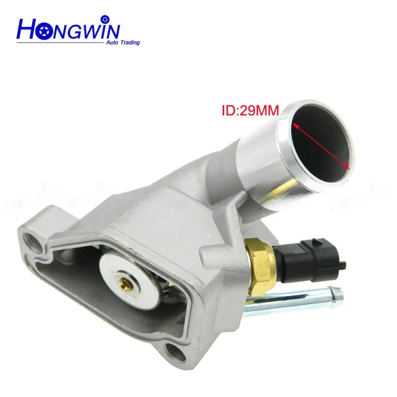 24456401 Engine Coolant Thermostat Housing + Sensor For Opel Vauxhall Astra Zafira A Vectra B C Signum 1.8 16V 1.8L X 18XE Z18XE