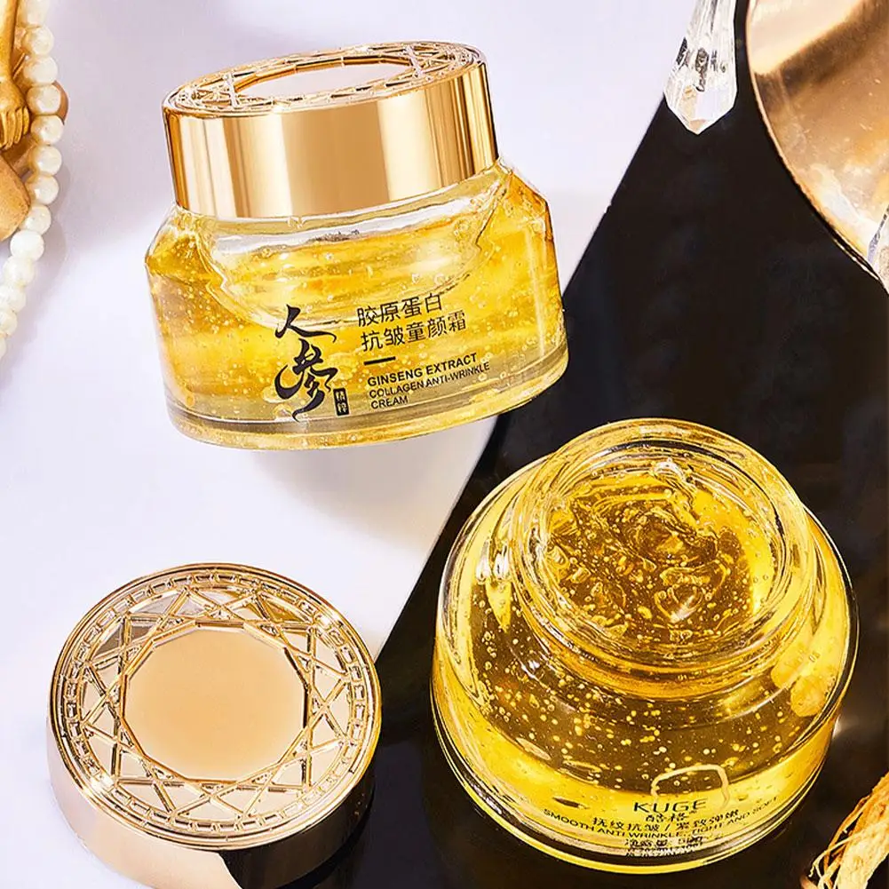 Ginseng Extract Collagen Anti-wrinkle Moisturizing Cream For Face Anti Aging Reduce Fine Lines Skin Care Moisturizer