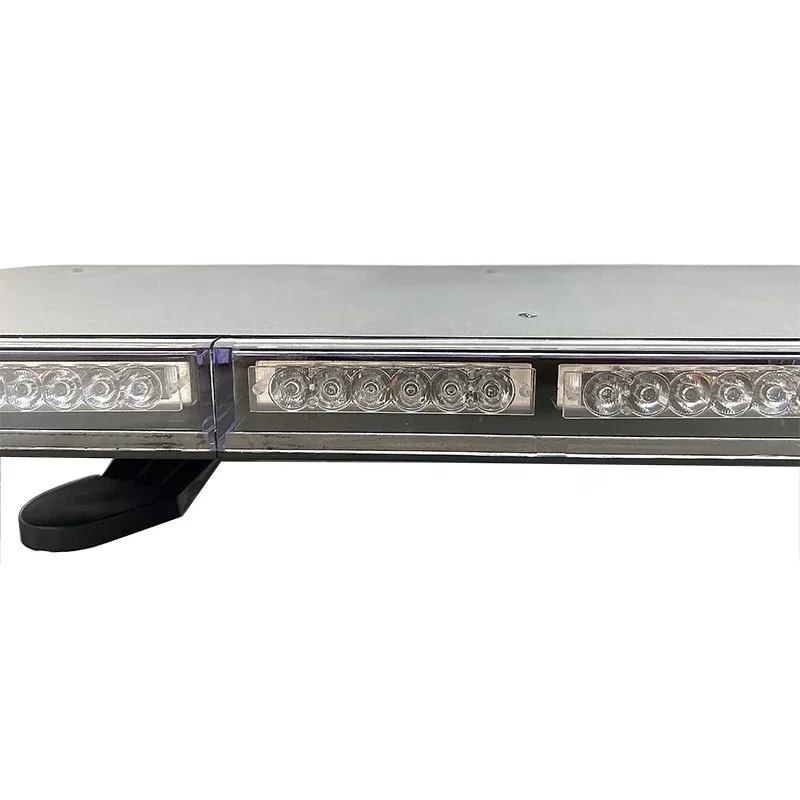 Safety Flashing Beacon Ultra-thin Led Car Warning Lightbar Led Yellow And White Light Bar 12v 24v Led Light Bar Ip65 Waterproof