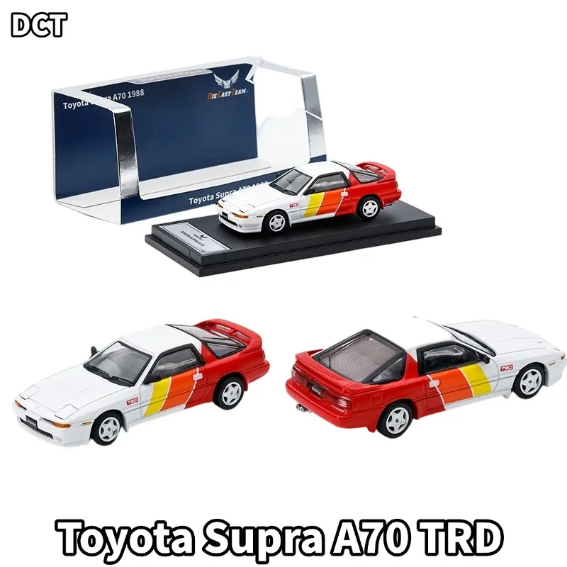 

DCT 1:64 Toyota Supra A70 TRD Cast Alloy Car Model, Boys' Holiday Gift Toy, Adult Collection Decoration Item.