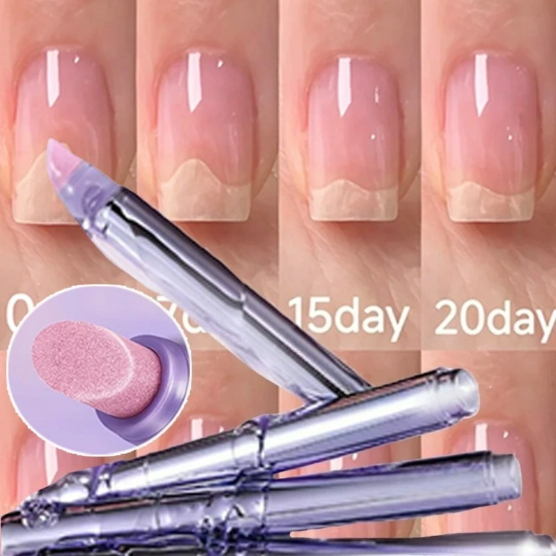 3-in-1 Nail Art Oil Pen Anti Cracking Moisturizing Exfoliating Rotate Nail Art Care Pen Dead Skin & Cuticle Remover Pencil Tools