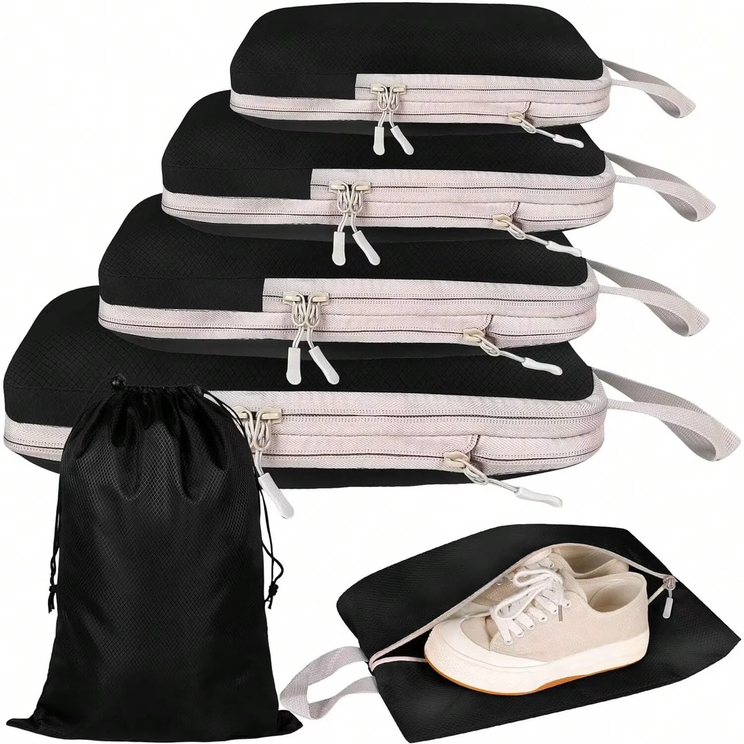 4/6 Stück Komprimierbare Reise – Travel Ziplock Bags Bewertung und Preis