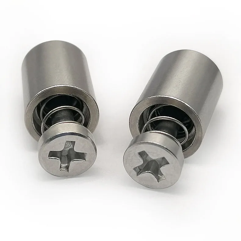 2/5/10Pcs PFC2P-M3 M4 M5 M6 832-440-632 Cross 304 Stainless Steel Captive Panel Screw Non Flush Spring Loaded Bolt