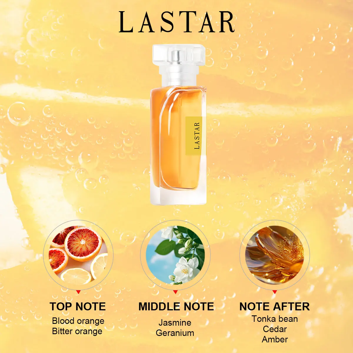 عطر LASTAR النسائي، عطر بخاخ، عطر خفيف، 45 مل/1.52 أونصة، للاستخدام اليومي، هدية عيد الميلاد/العام الجديد.