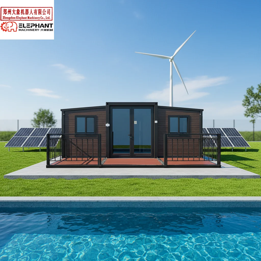Security Prefabricated 20Ft 30Ft 40Ft Modern Mobile Home Kitchen Prefab Villa Container Expandable House