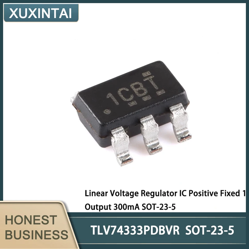 50Pcs/Lot  New Original   TLV74333PDBVR TLV74333  Linear Voltage Regulator IC Positive Fixed 1 Output 300mA SOT-23-5