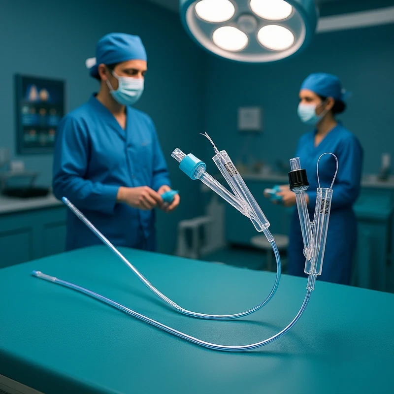 6/8/10Fr الطبية المتاح سيليكون القسطرة البولية 2 طريقة سيليكون فولي بالون القسطرة للأطفال سلس البول