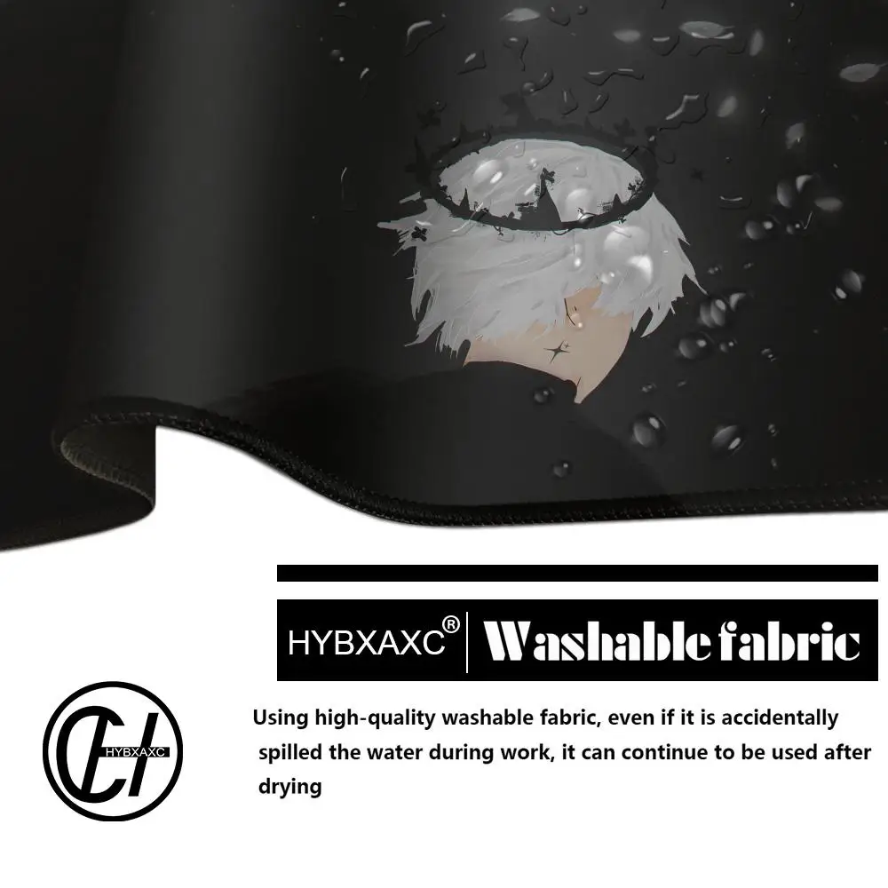 Czarno-biała mata na biurko Anime Tokyo Ghoul Podkładka pod mysz Kaneki Ken dla graczy Antypoślizgowa podkładka pod mysz HD Mata na biurko Playpad HYBXAXC — zdjęcie produktu 4