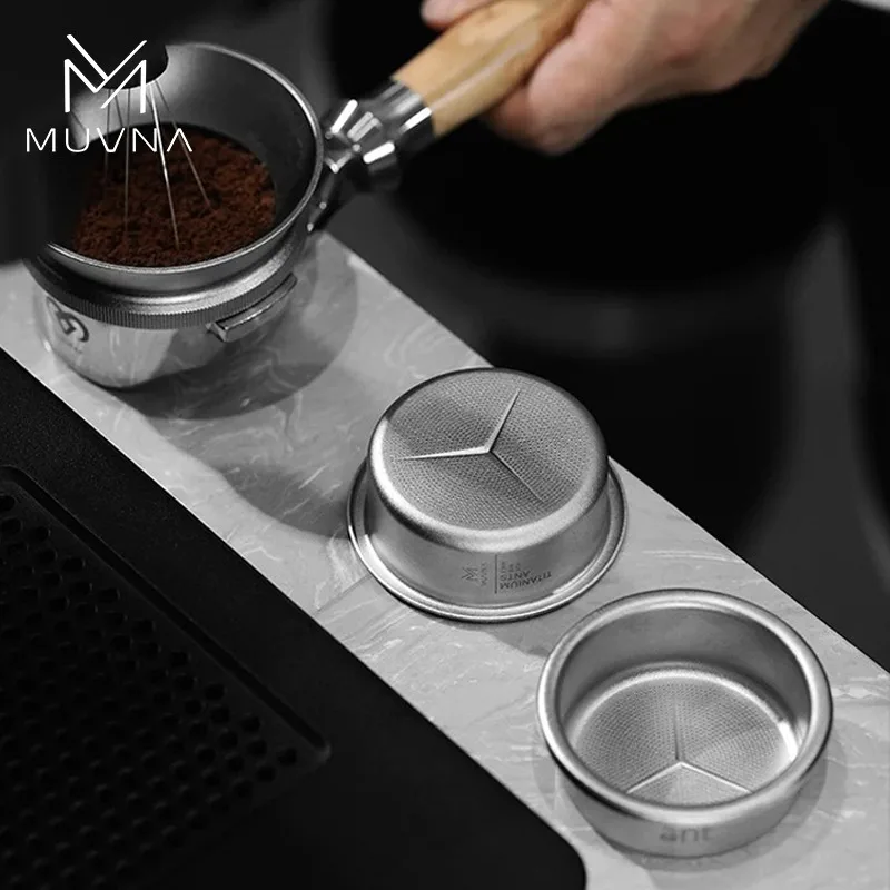muvna-titanium-coffee-filter-basket-precision-58mm-18g-puck-screen-for-bottomless-portafilter-espresso-machine-accessories-tools