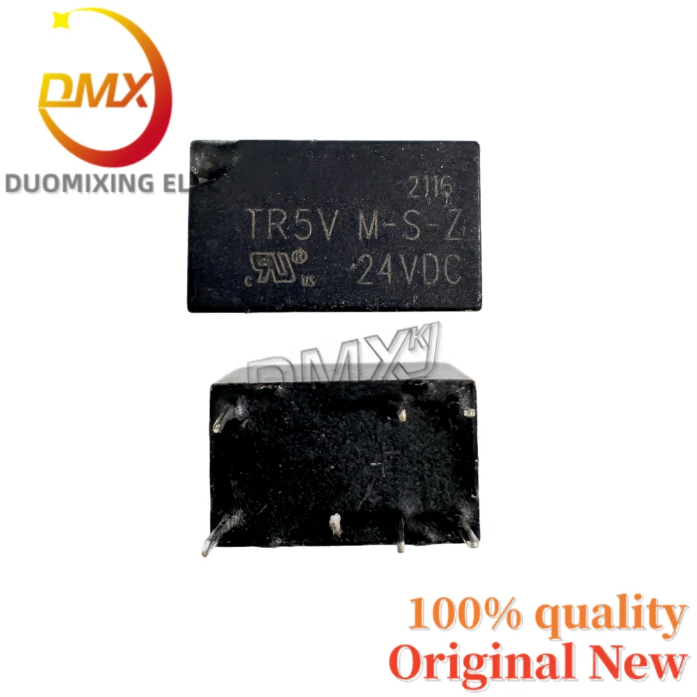 5PCS/Lot Original TR5V L-S-Z TR5V M-S-Z 24VDC Small Power Relay One Normally Open One Normally Closed 6 Pins DC24V